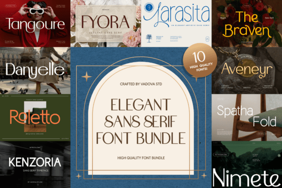 Download Elegant Sans Serif Bundle - Premium Bundle
