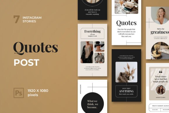 Download Chic Quotes Post Instagram Stories - Chic Collection